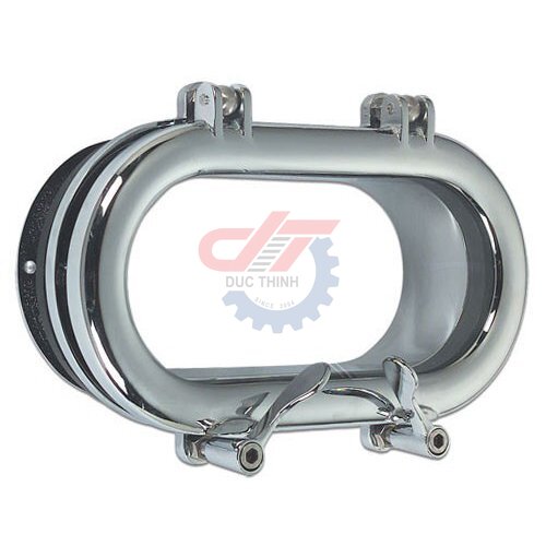 Cửa sổ oval mở bản lề hai khóa