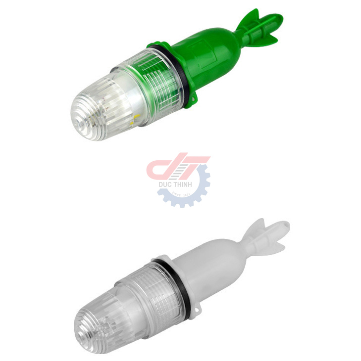 Đèn LED tín hiệu phao lưới thân xanh và trắng