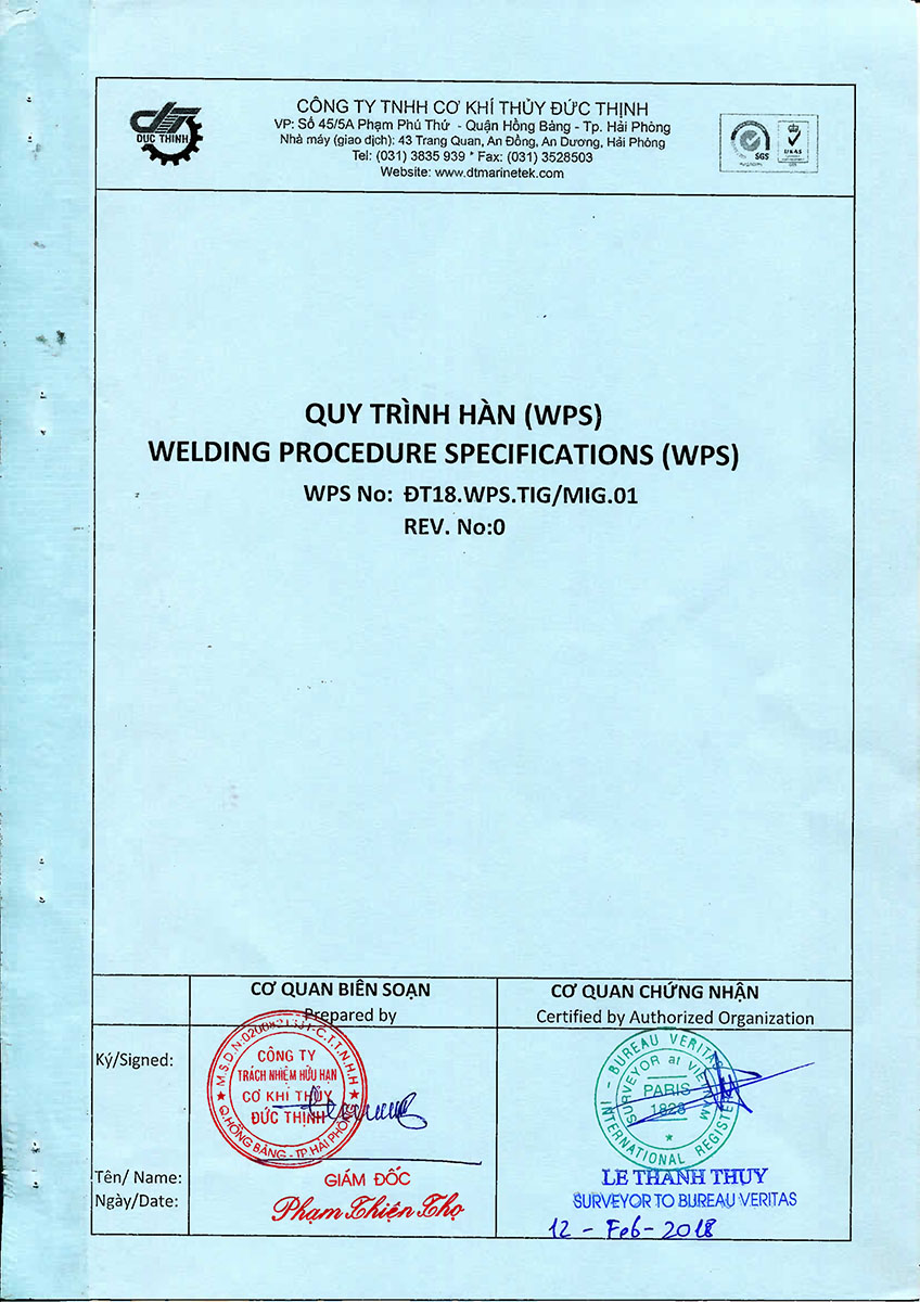 TIG MIG006 welding process